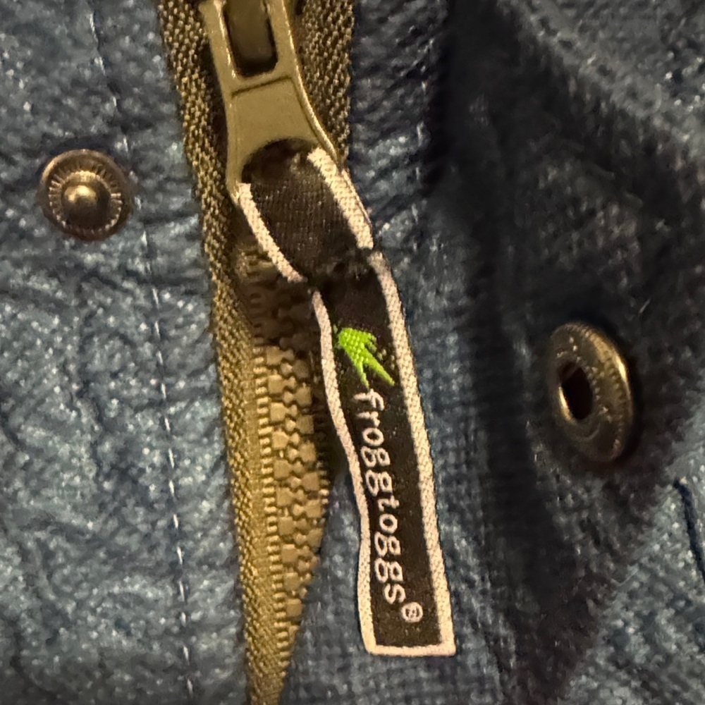 Versatile Blue Hooded Utility Jacket - Picture 2 of 7